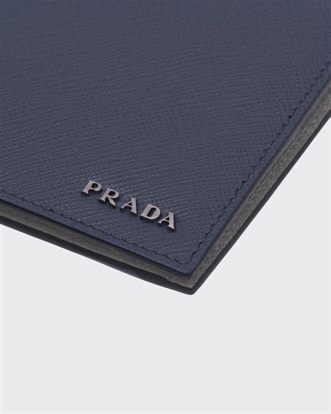 prada marmo grey|Baltic Blue/marble Gray Saffiano Leather Wallet .